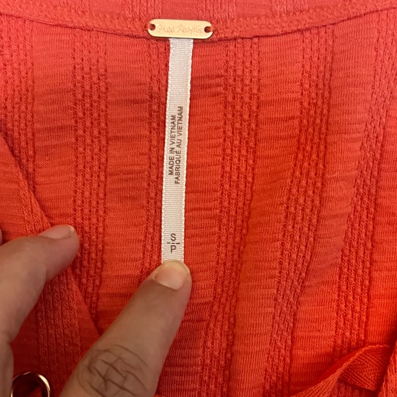 Free People Ice Cold Lace- Up Top - Picture 3 of 6